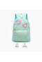 Heart Applique Backpack with Adjustable Straps and Zip Closure - 17 inches - 6