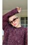 Brown Gradient Leopard Frame Sunglasses - 3