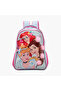 Princess Print Backpack with Adjustable Shoulder Straps and Zip Closure - 16 inches