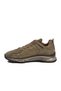 Khaki Lace-Up Genuine Leather Men's Sports Shoes 2623 m - 4