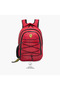 Solid Backpack with Adjustable Straps and Zip Closure - 17 inches - 6
