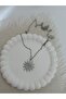 Xuping Zircon Stone Sun Model Silver Color Necklace - 4