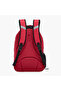 Solid Backpack with Adjustable Straps and Zip Closure - 17 inches - 7