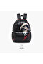 Eagle Print Backpack with Adjustable Straps and Zip Closure - 17 inches - 6