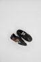 Children's Unisex Black Orange Eva Faylon Sole Patterned Lace-Up and Velcro Sports Shoes - 3