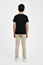 Boy's Short Sleeve Crew Neck T-Shirt - 4