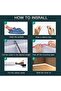 Electrical PVC Floor Trunking 1-Meter Grey, Half Round Cable Hiders (6, 20mm x 70mm) - 6