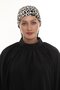 Gold Draped Casual Hijab Bonnet Sandy Leopard Pattern 2510_03 - 4