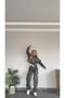 3 Thread Waist Detailed K Hooded Bottom Top Set