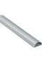Electrical PVC Floor Trunking 1-Meter Grey, Self-Adhesive Cable Hiders (2 Pack, 10mm x 35mm)
