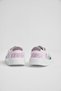 Children's Unisex White Turquoise Eva Faylon Sole Patterned Lace-Up and Velcro Sports Shoes - 3
