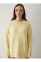 Gelber Basic-Pullover mit Rundhalsausschnitt – 2217 - 3