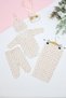 Baby Girl White Flower 4-Piece Blanket Hospital Discharge Set Stl7107 - 3