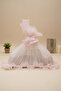 Pleated Tulle Bag – Silver Embroidered, Ornamental Bag for Bride and Groom's Dowry - 2