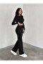 Trend Women's Loose-Legged Ribbed Fleece-Lined/Thermal Everyday Sweatpants - 3