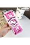 Hello Kitty Cute Cat Paw Figure Multi-Compartment Hard Pencil Holder Pencil Case - 2
