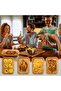 Air Fryer Disposable Liners, Rectangle 8.6x 5.5'', Parchment Paper Liners, Accessories Baking Paper (100) - 6