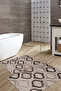 Digital Printed Washable and Non-Slip Base Mug Model Patterned Bath Mat Toilet Set - 4