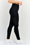 Women Tight Fit Running Tights, Black - 3