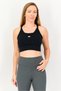 Women Dri Fit Brand Logo Sports Bra, Black