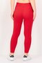 Women Dri Fit Brand Logo Yoga Leggings, Red - 3