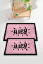 Digital Printed Washable and Non-Slip Based Bath Mat with Writing on It Toilet Set