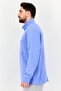 Men Sportswear Fit Long Sleeve Outdoor Sweatshirt, Blue - 4