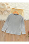 Long Sleeve Grey T-Shirt for Children - 2