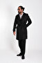 Karan Men's Regular Fit Double-Breasted Long Trench Coat with Closure Belt and Epaulettes - 2