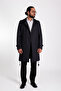 Karan Men's Regular Fit Double-Breasted Long Trench Coat with Closure Belt and Epaulettes - 4