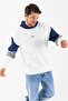Men's Hooded Judge Me Printed 3İp Sweatshirt White - 25K 5299 - 4