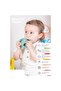 Baby Teether Silicone Premium Quality Khaki Green Teether - 3