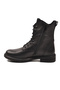 Black Genuine Leather Lace-Up Non-Slip Fleece-Lined Women's Boots 20912-1 Z - 4