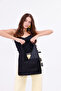 New Season Black Stella Double-Sided Suede and Faux Leather Magnetic Shoulder Bag - 6