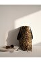 Leopard Patterned Canvas Fabric Tote Bag.. - 2