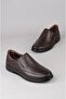 Select 2667 Genuine Leather Comfort Men's Shoes Brown - 5