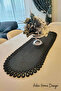 Jute, Runner, Placemat, Plate, Table Cloth, Coffee Table Cloth, Tricot Ranır, Lux Presentation
