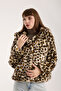 Leopard Patterned Fur Coat - 5