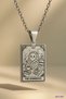 The Homebody Tarot Necklace |   Gold Color Stainless Steel Women's Necklace