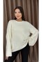 Women's Cream New Season Crew Neck Spanish Sleeve Stylish Knitwear Sweater. 2559 - 7