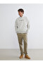 Crew Neck Printed Men's Thick Sweatshirt - 2