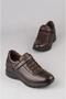 Seç Z010 Genuine Leather Wedges Heel Women's Shoes Brown - 4