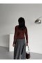 New Season Bearded Button Detailed Sweater Women - 2