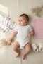 Baby Girl Muslin Cute Ear-Wrapped Ribbon Play Mouth Wipe Saliva Cloth and Vomiting Shoulder Cover Set - 6
