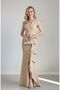 Double-Breasted Neckline Evening Dress Special Occasion Wedding Dress 01