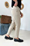 Men's Regular-Fit Premium Quality Old Money Fabric Trousers Beige - 4