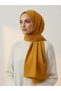 Neo Cotton Series Silky Crinkle Soft and Comfortable Non-Slip Vibrant Mustard Shawl Scarf