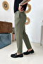Men's Regular-Fit Premium Quality Old Money Fabric Trousers Khaki - 4