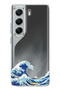 Printed Silicone Case with Kanagawa Oki Nami Ura Wave Design Compatible with Tecno Camon 40 Pro 5g