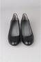 Seç 105 Genuine Leather Heel Shoes for Women (Heel Height: 4 cm) Black - 2